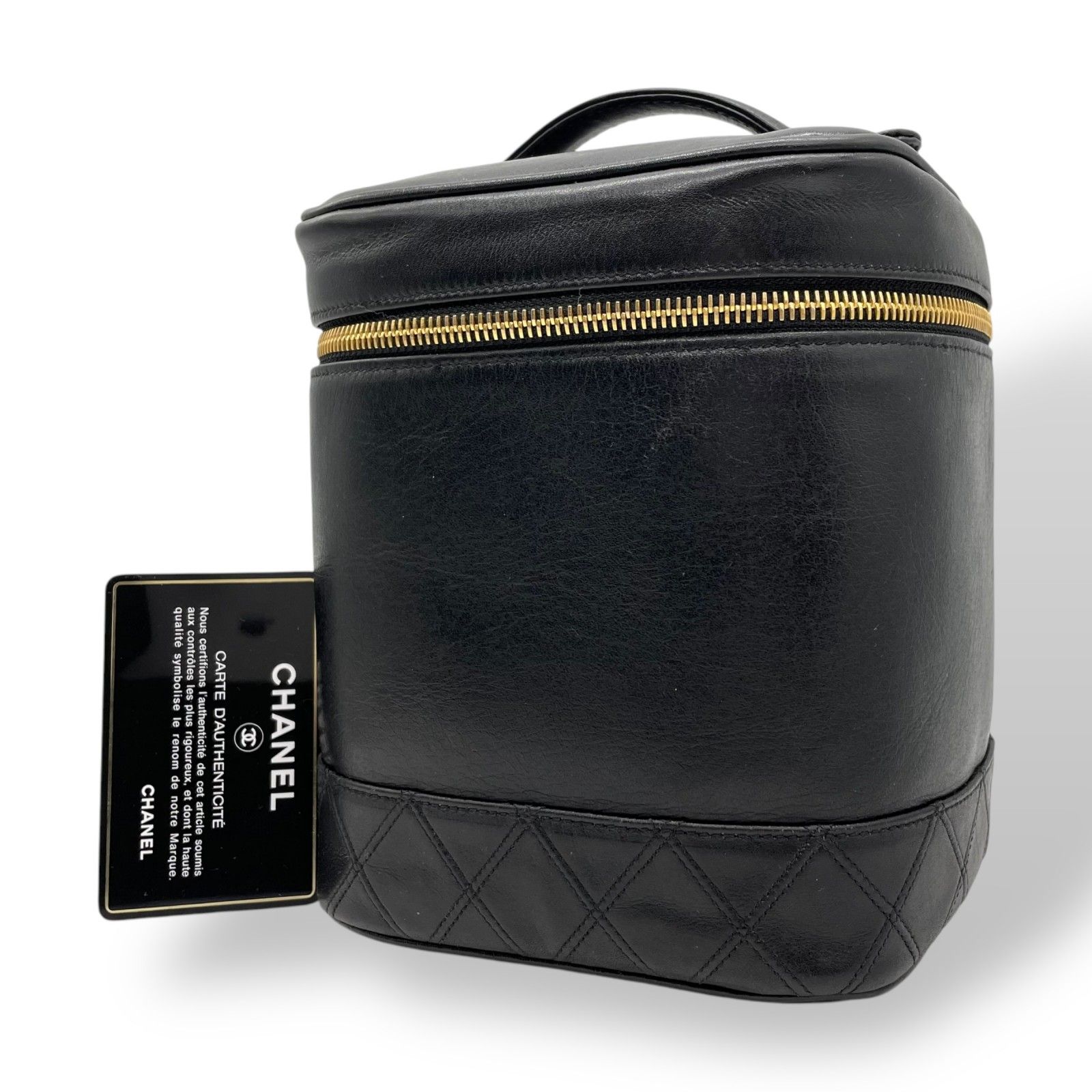 CHANEL シャネルビコローレ バニティバッグギャランティカード付き