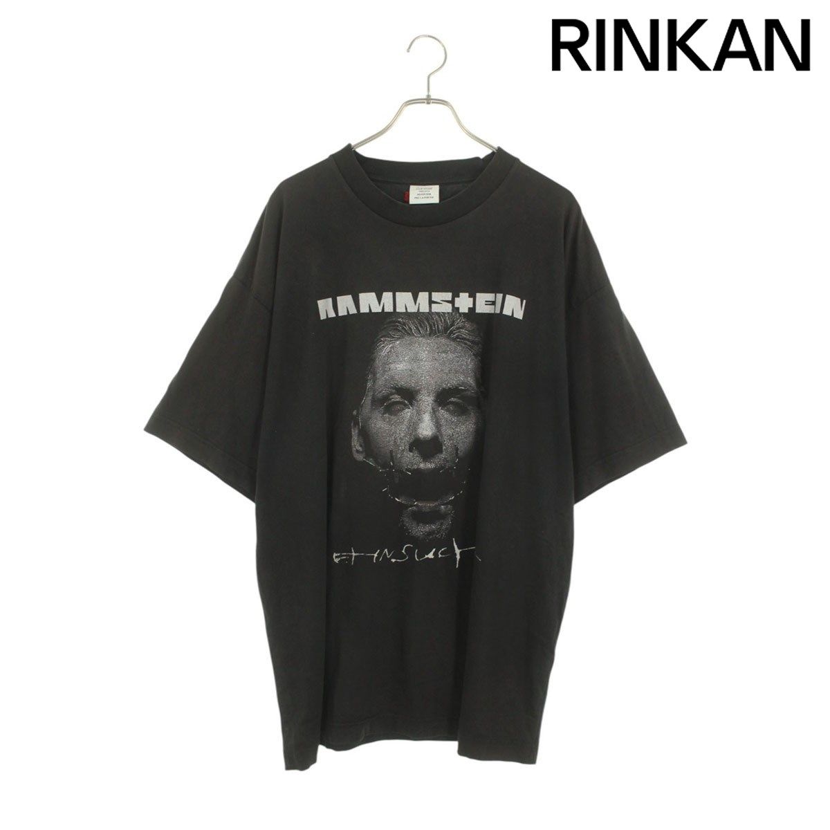 ヴェトモン RAMMSTEIN PRINTED T-SHIRT MAH18TR27 オーバーサイズ