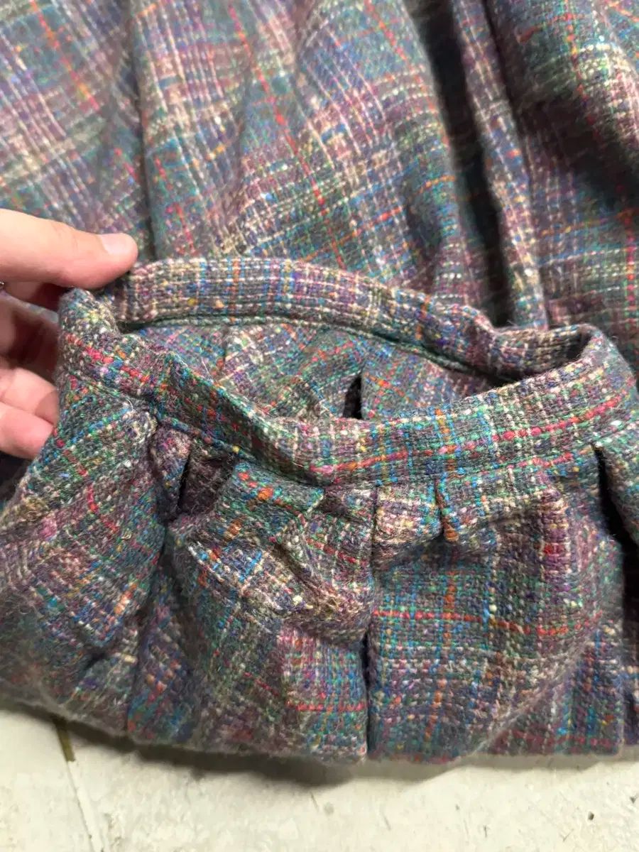 90s MISSONI(ミッソーニ) チェック柄 ウール バルーンパンツ 1990's