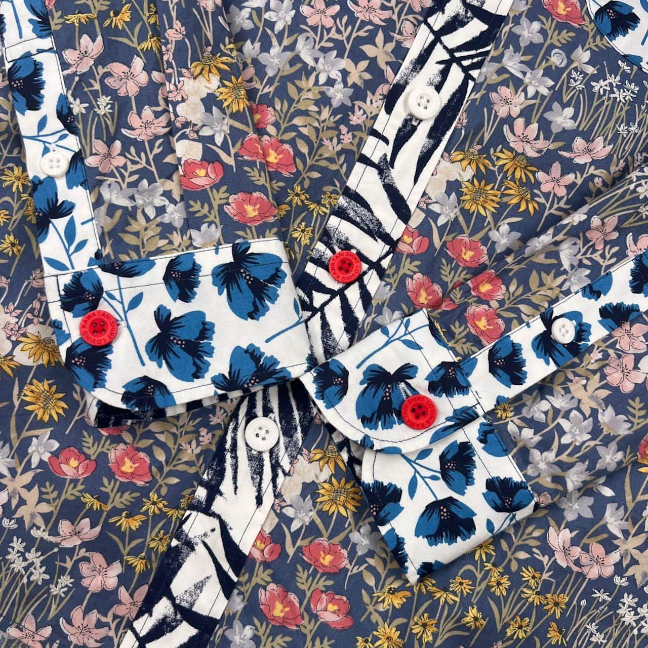 河谷シャツ 総柄 花柄 半袖シャツ XLサイズ KAWATANI SHIRT 河谷シャツ 総柄 花柄 半袖シャツ XLサイズ KAWATANI SHIRT メンズ