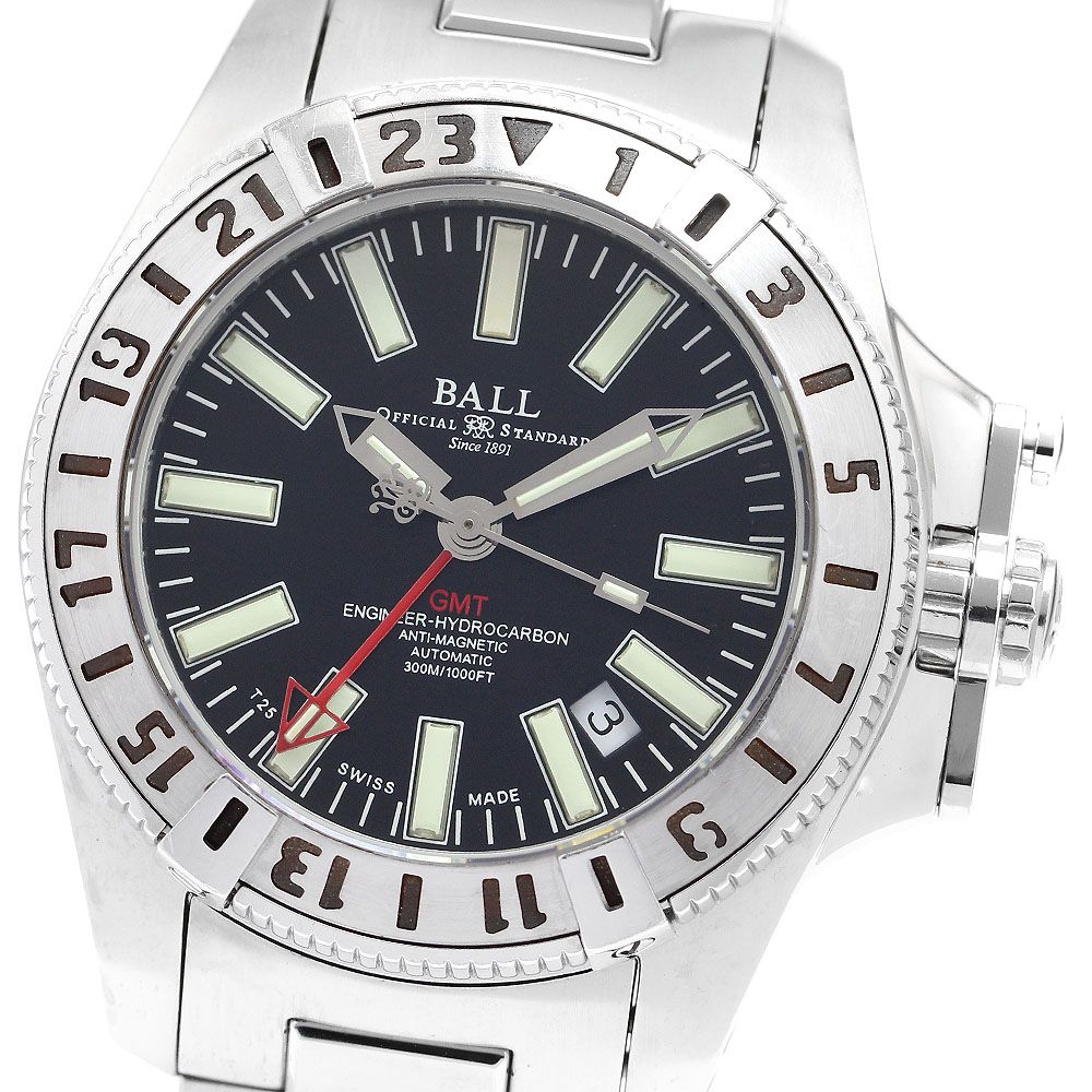 ボールウォッチ BALLWATCH DG1016A エンジニア ハイドロカーボン GMT デイト 自動巻き メンズ_908905