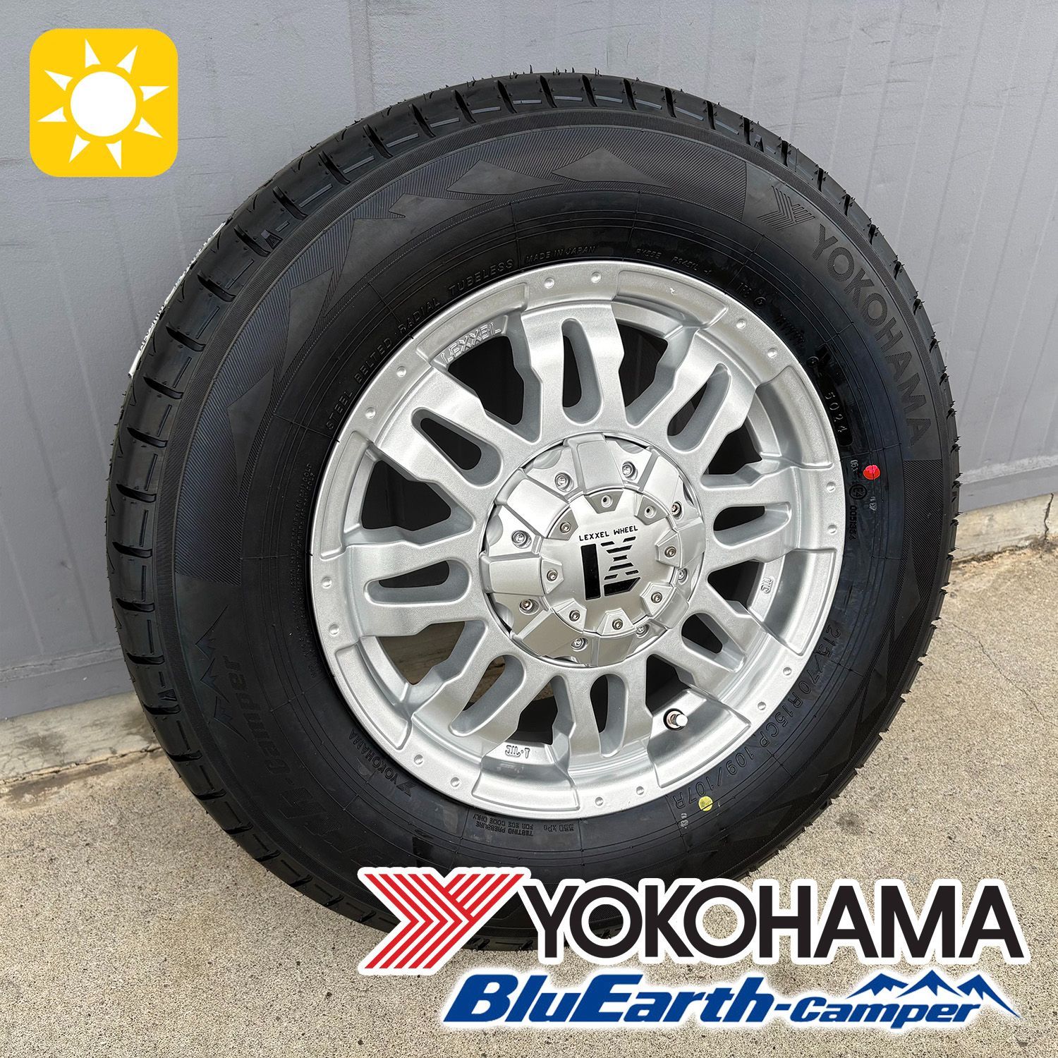 WCR10D 15インチ アルミホイールセット WCR10D 15インチ アルミホイールセット