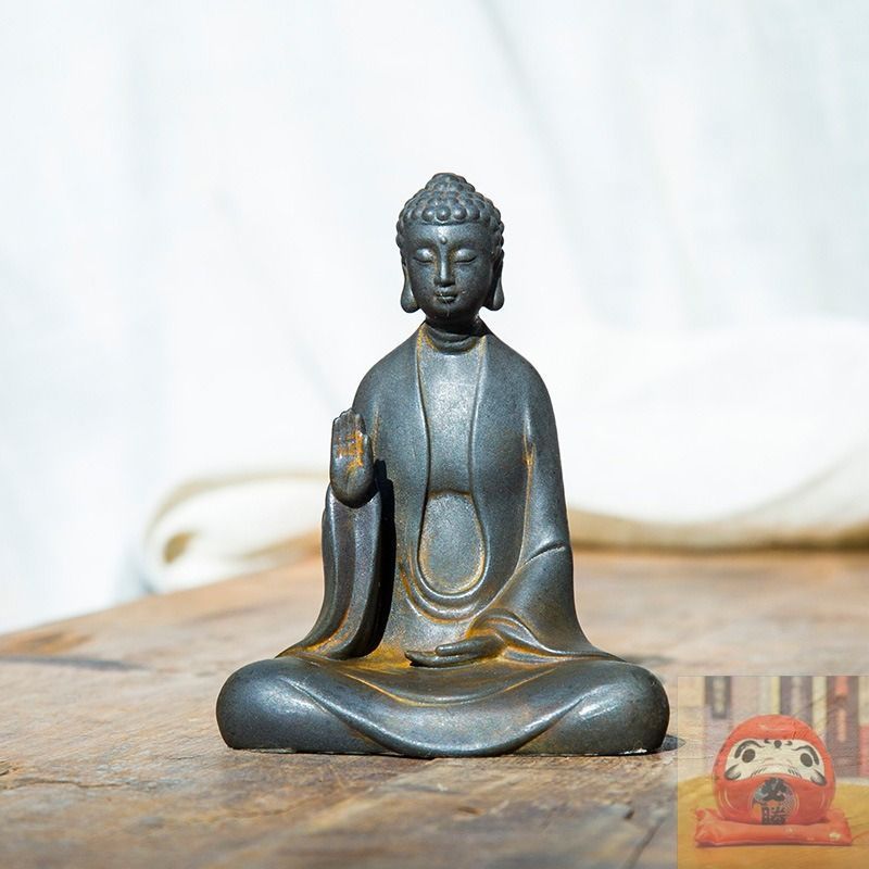 菩提達磨 開運 だるま 風水 仏教美術品 厄除け達磨 虚無僧寺 24KGP 金 51gETrvVF5L.jpg_BO30,255,255,