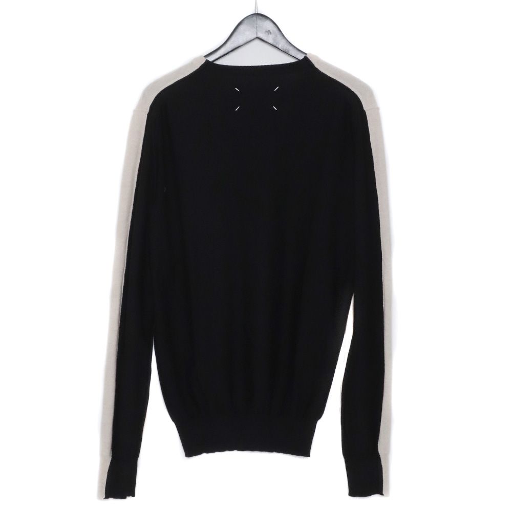 MAISON MARGIELA 切替VネックロンT
