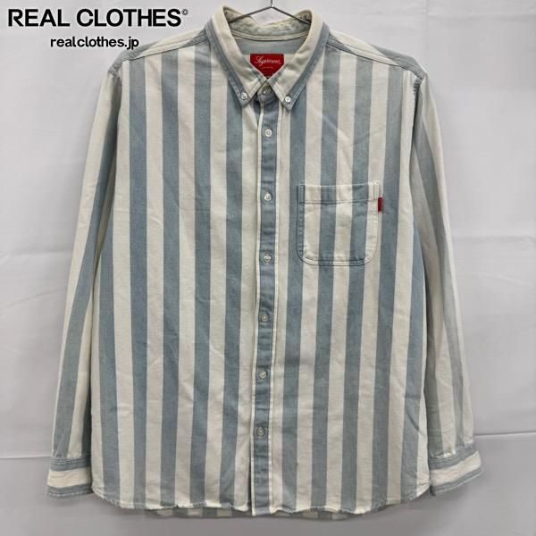 Supreme/シュプリーム【15AW】Faded Denim Shirt/ストライプ デニム