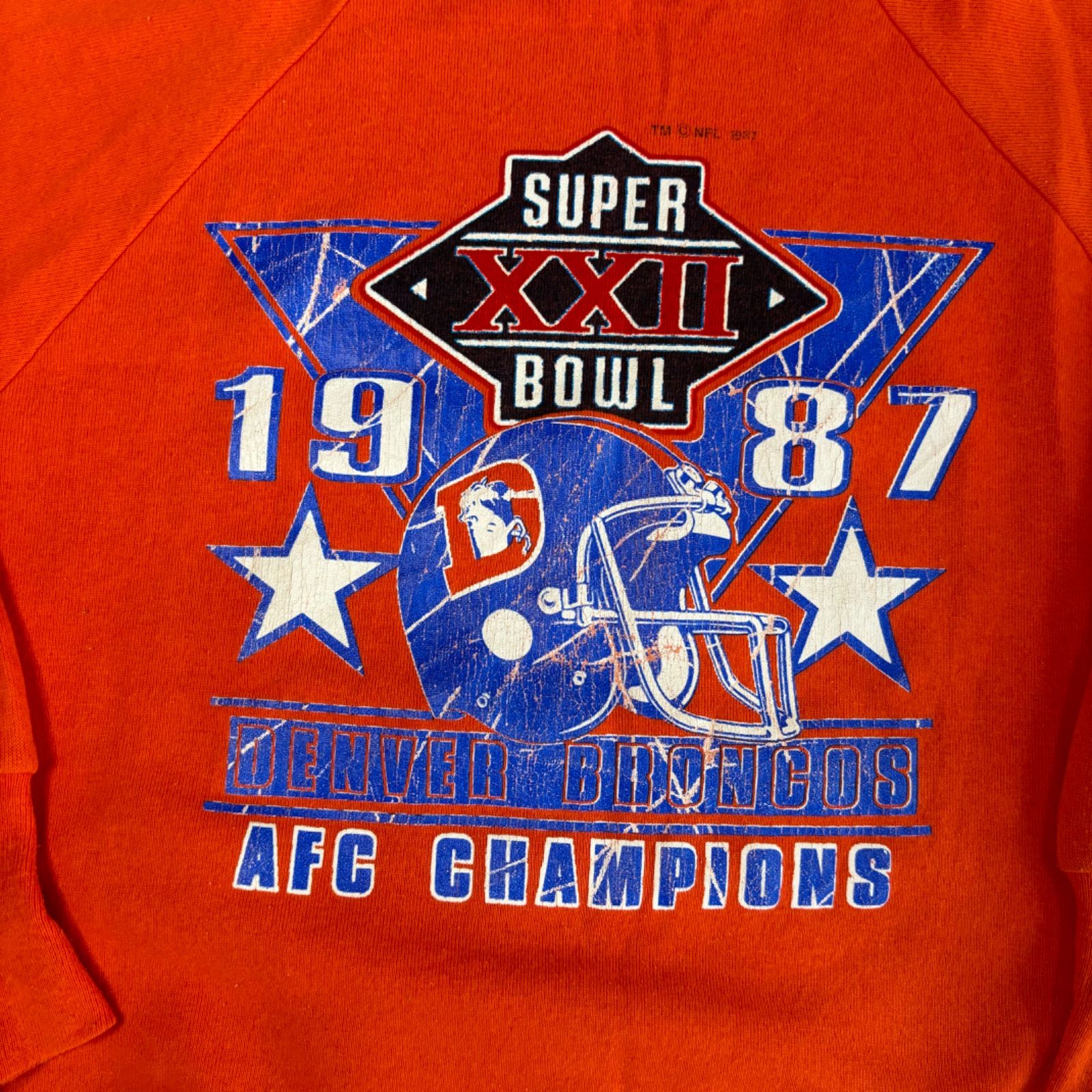 80s】NFL SUPER BOWL 1987 DENVER BRONCOS デンバーブロンコス SIGNAL 