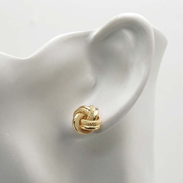 ⭐︎12/31まで⭐︎ウノアエレ k18 ラブノットピアス ラヴノット 楽天