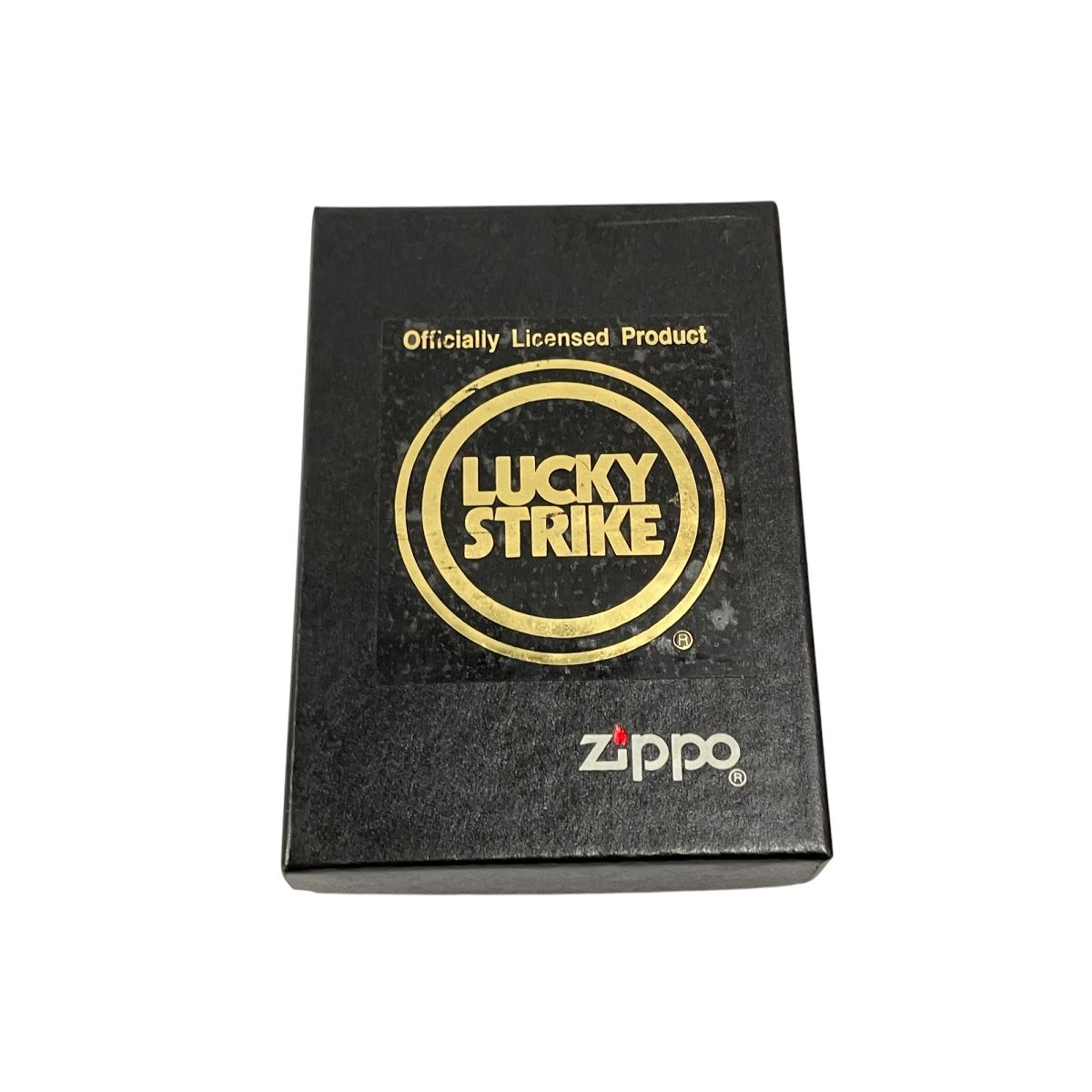 ラッキーストライク、革張りジッポ ZIPPO ジッポ 雑貨 喫煙グッズ ライター ZIPPO ラッキー