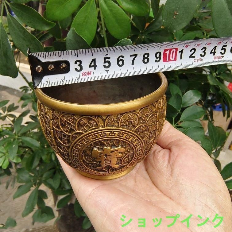 八宝 銅器 吉祥聚宝盆 書道具 文房具 装飾品 工芸品 美術品 置物 八宝 銅器 吉祥聚宝盆 書道具 文房具 装飾品 工芸品 美術品 置物