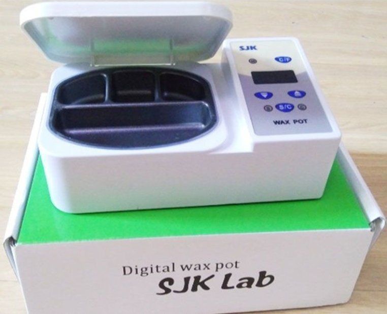 歯科技工士四槽融蝋器デジタル融蝋器4槽蓋付き技工士排歯加熱融解