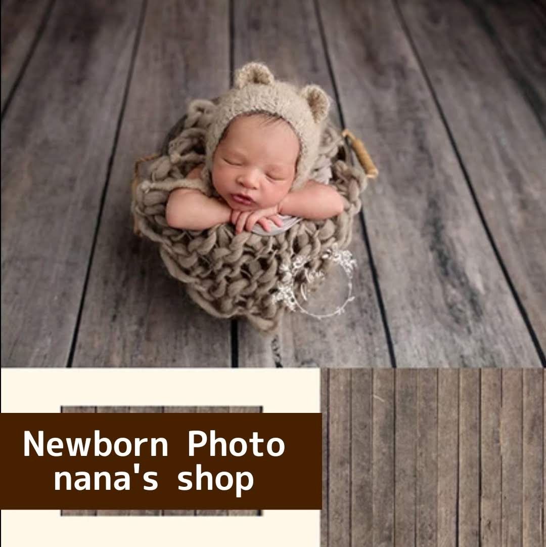 背景布♪木目模様? ニューボーンフォト撮影 記念写真 赤ちゃん - メルカリ