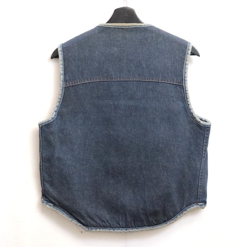 60-70s 裏ボアデニムベスト デニムベスト ボアベスト Levi's - 70s USA製 リーバイス 裏 ボア デニム ベスト メンズ