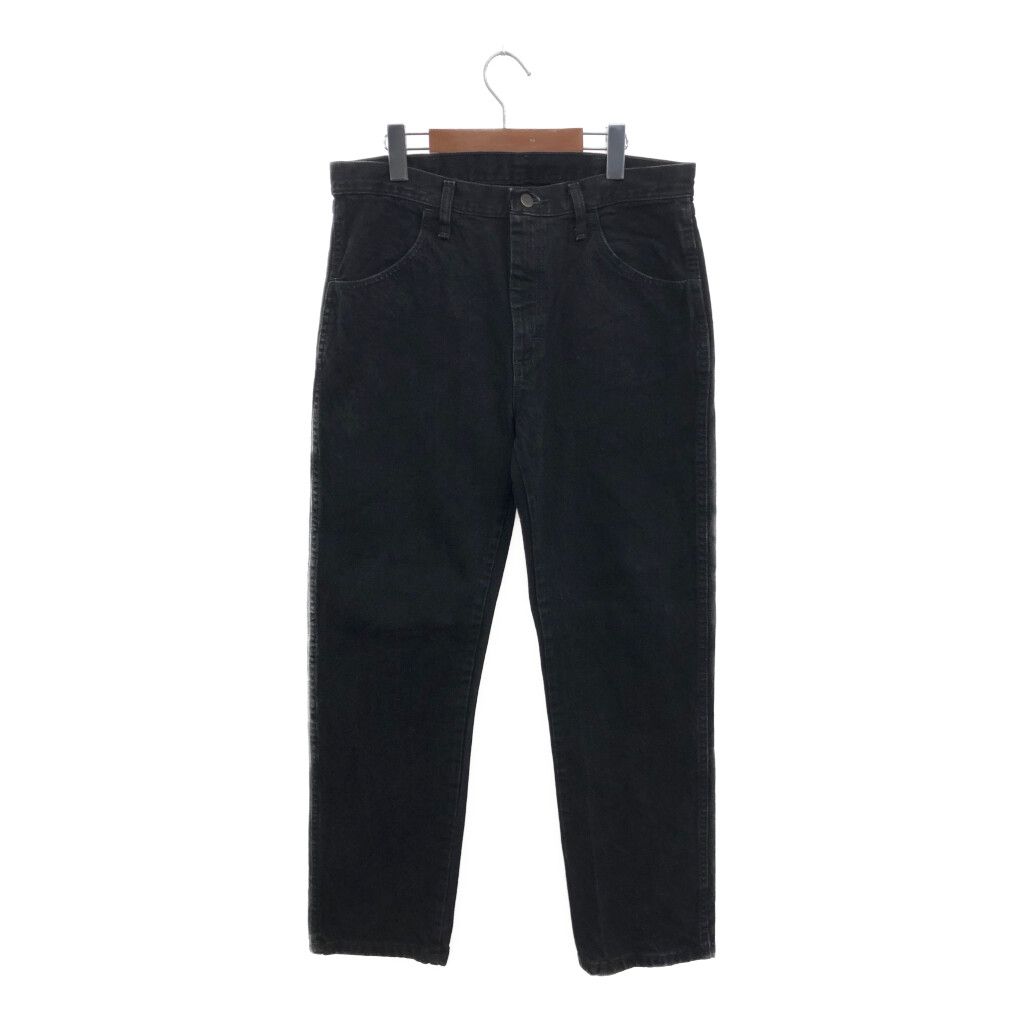 RUSTLER ラスラー デニムパンツ アメカジ ブラック (メンズ W34 L30) 中古 古着 Q3094
