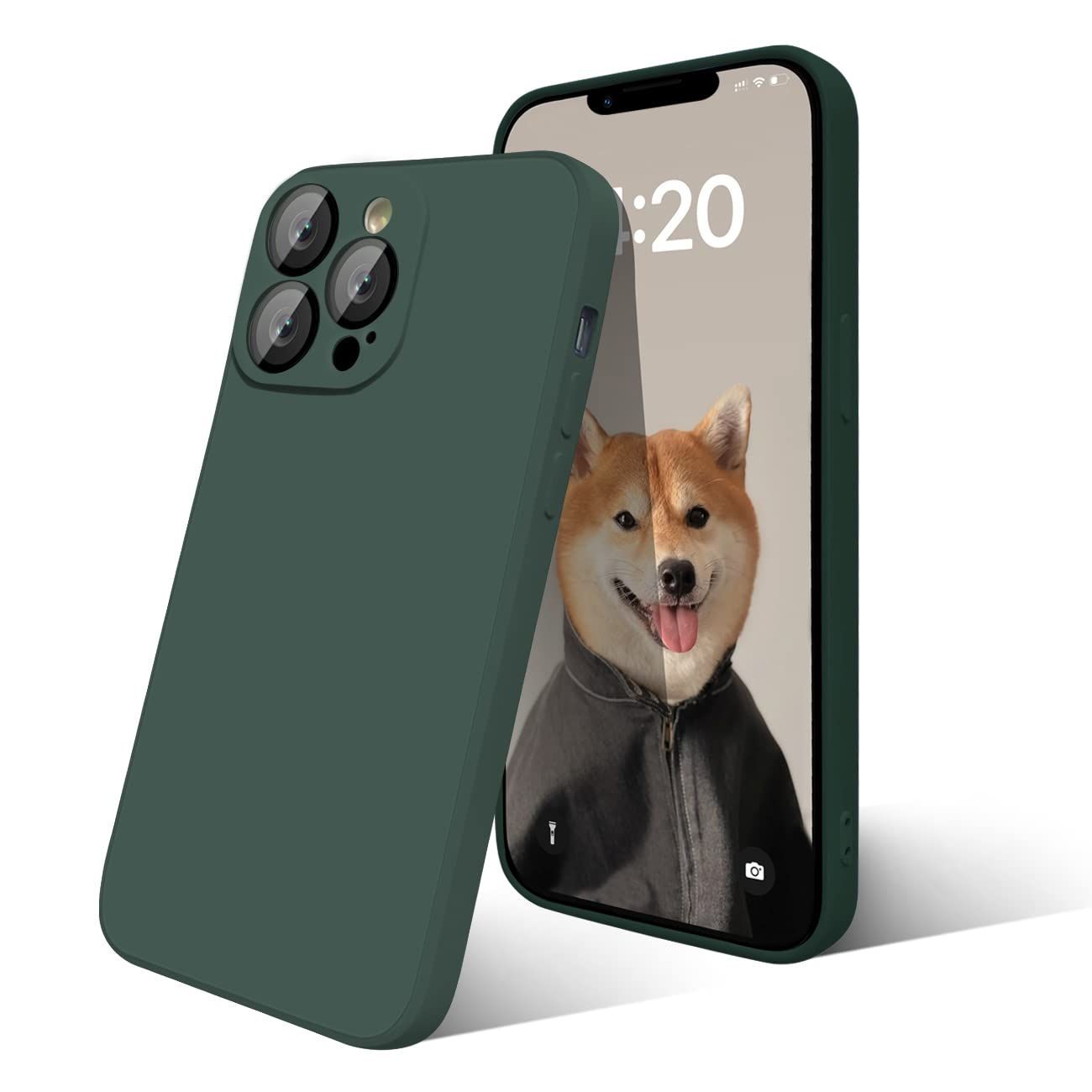【色: グリーン】iPhone13 ProMax ケース 耐衝撃 スマホケース