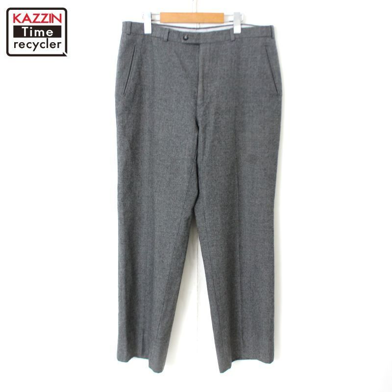 【80's〜】YVES SAINT LAURENT パンツ カシミヤウール 1980s Yves Saint Laurent Wool Jacquard High Waist Trouser