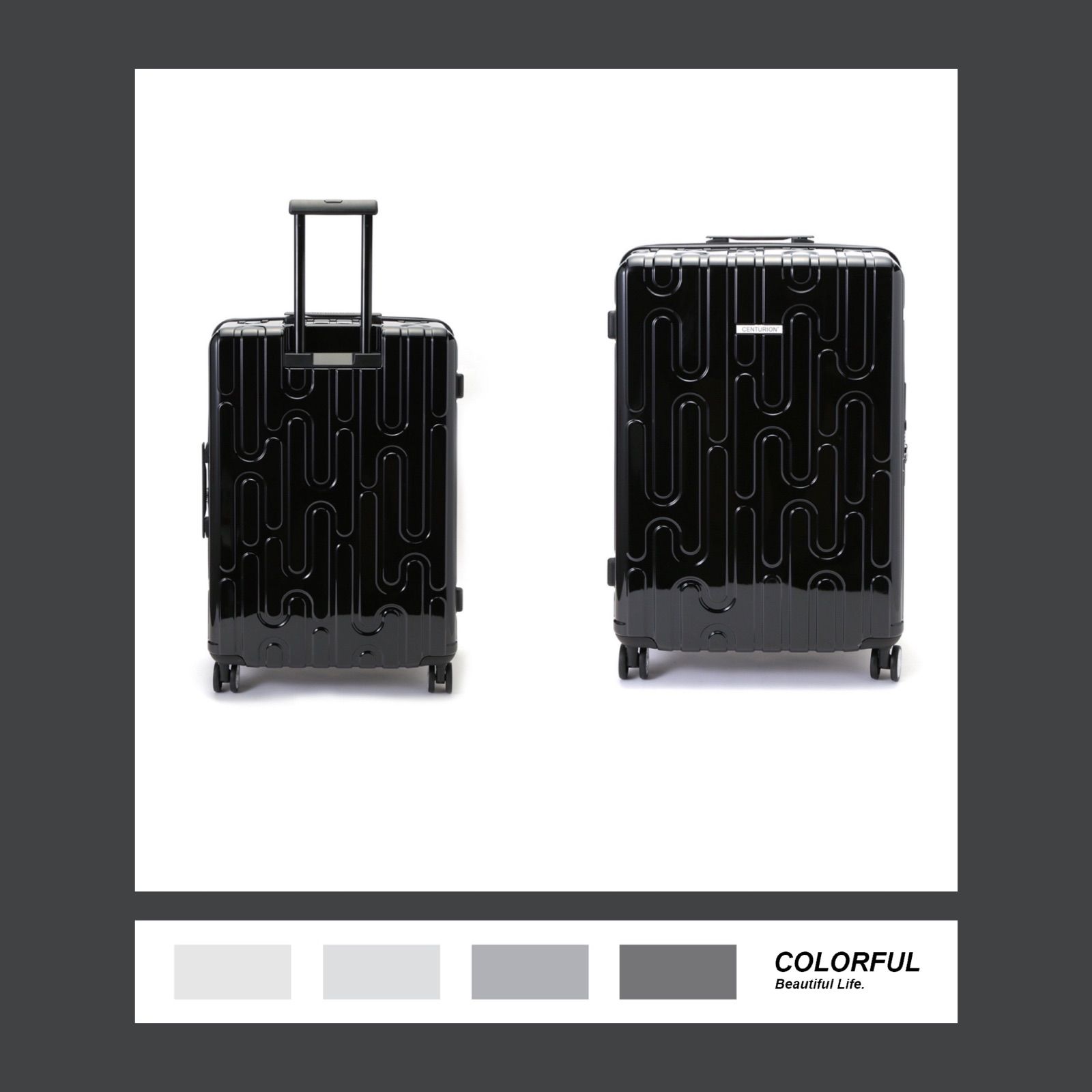 CENTURION /ブラック/Mサイズ/26インチ/キャリーバッグ