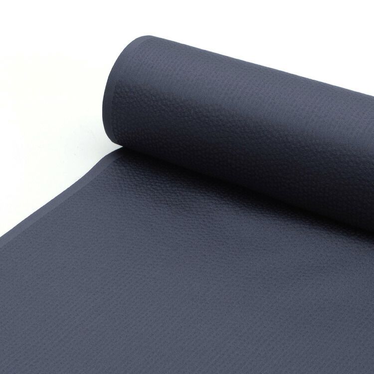 東レ シルック 反物 洗える着物 色無地 着物 紺 ネイビー お誂え オーダー 広幅 袷 単衣 羽織 コート 縫紋 染め抜き紋 和装 和服 sl-muji-00024