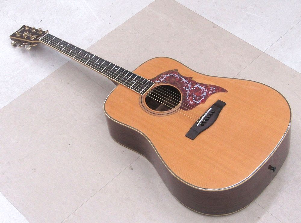 YAMAHA ヤマハ アコースティックギター DW-10 トップ単板 ソフトケース付属