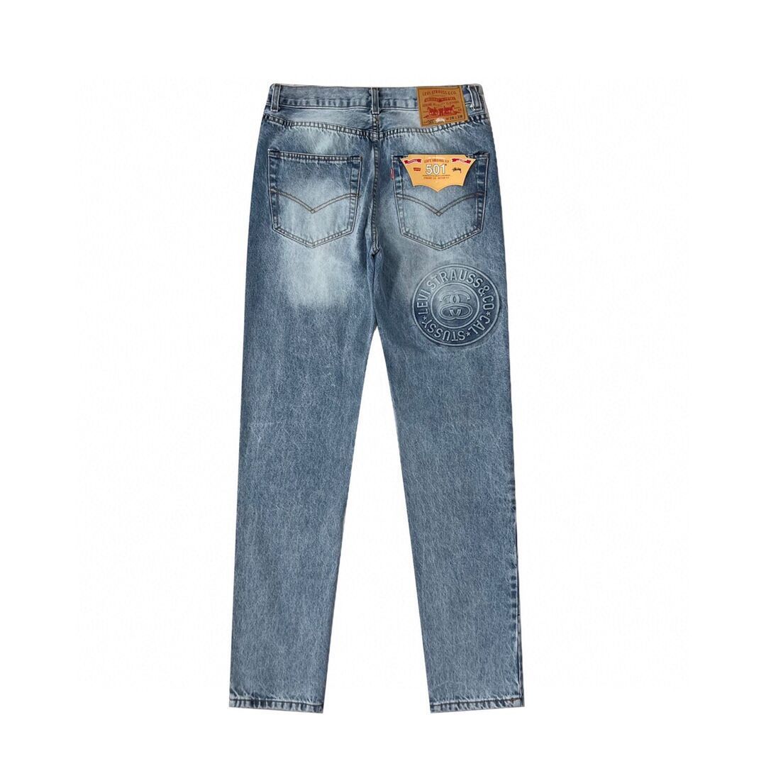 Stussy x Levi's Embossed 501 Denim 32