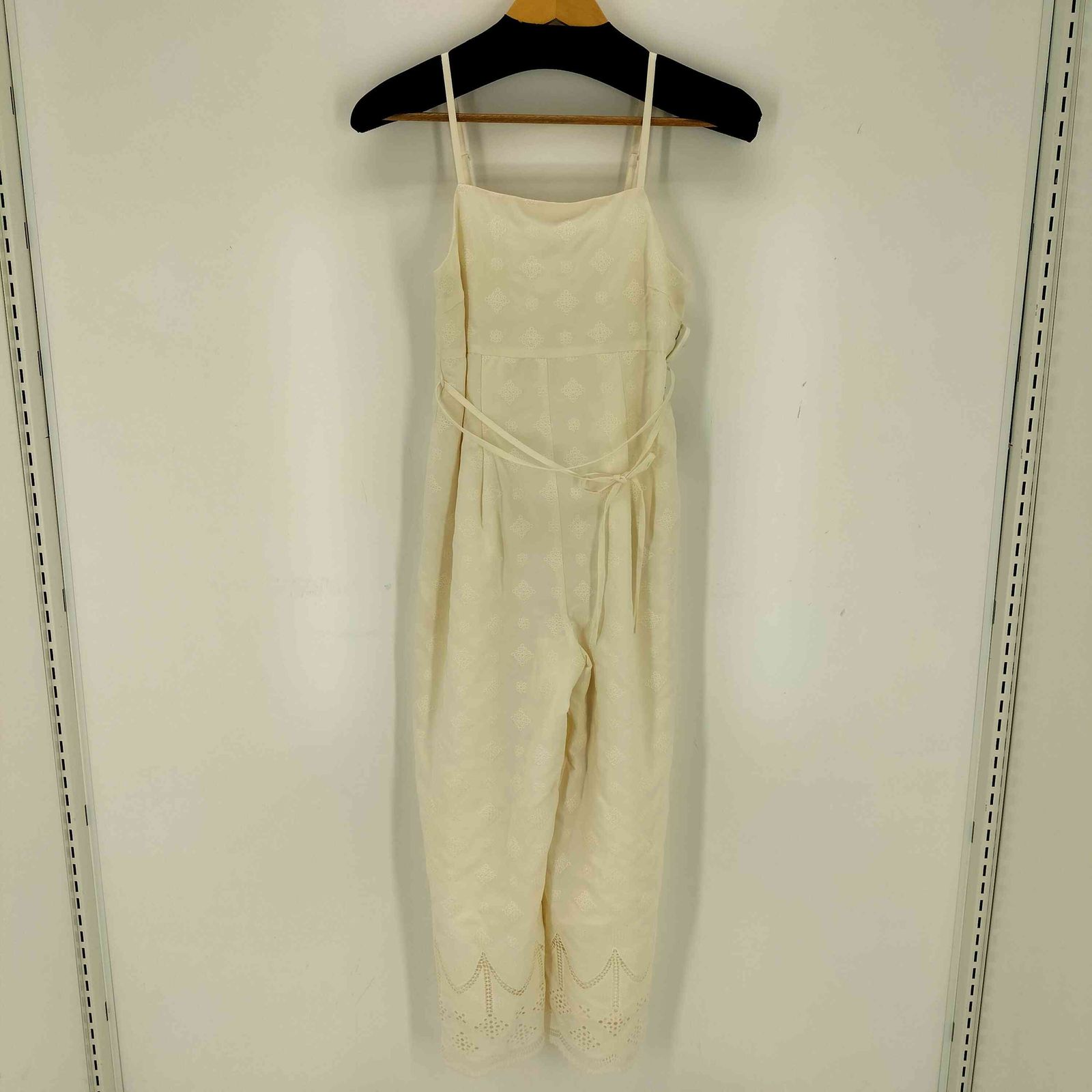 エストラータ STRATA エンブロイダリースカーフセットオールインワン レディース