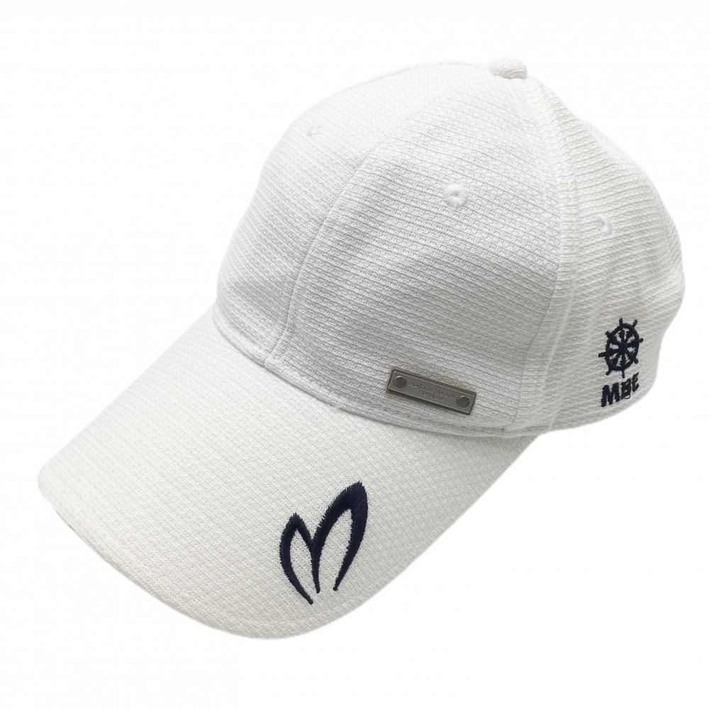マスターバニー キャップ 白 織生地  FR  ゴルフウェア MASTER BUNNY EDITION