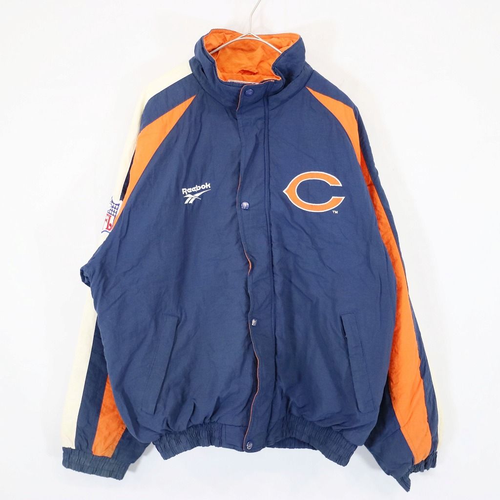 90年代 Reebok リーボック NFL Chicago Bears 中綿ナイロン 90年代 Reebok リーボック NFL Chicago Bears 中綿ナイロン