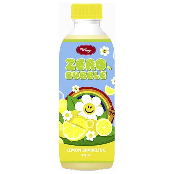JNグローバル ウィグルウィグル ZEROバブル レモン 355ml×24本入× 2ケース | 送料無料 炭酸飲料 韓国 Wiggle Wiggle 糖質ゼロ カロリー ゼロ ブリングブースター