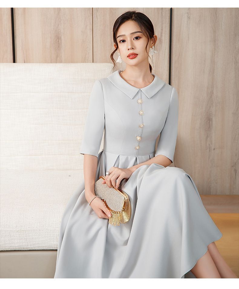 ロングワンピース パーティードレス お誕生日 披露宴 卒業式 入学式 お呼ばれ ドレス 花嫁 ドレス 演奏会 結婚式 フォーマル 二次会 ワンピース ドレス 花嫁 二次会 xiuhua02