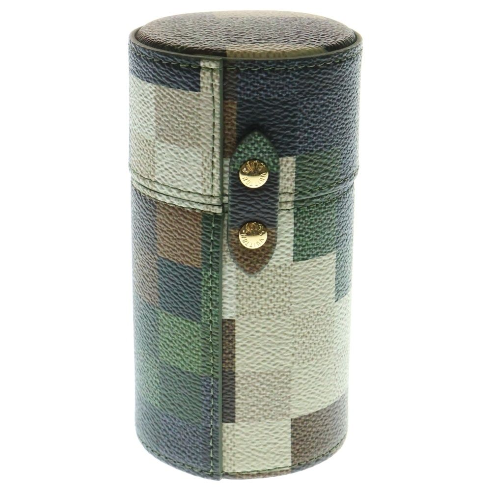 LOUIS VUITTON ルイヴィトン ダモフラージュ ダミエ ピクセル カモフラ総柄レザートラベルケース 小物入れ マルチカラー LS0722
