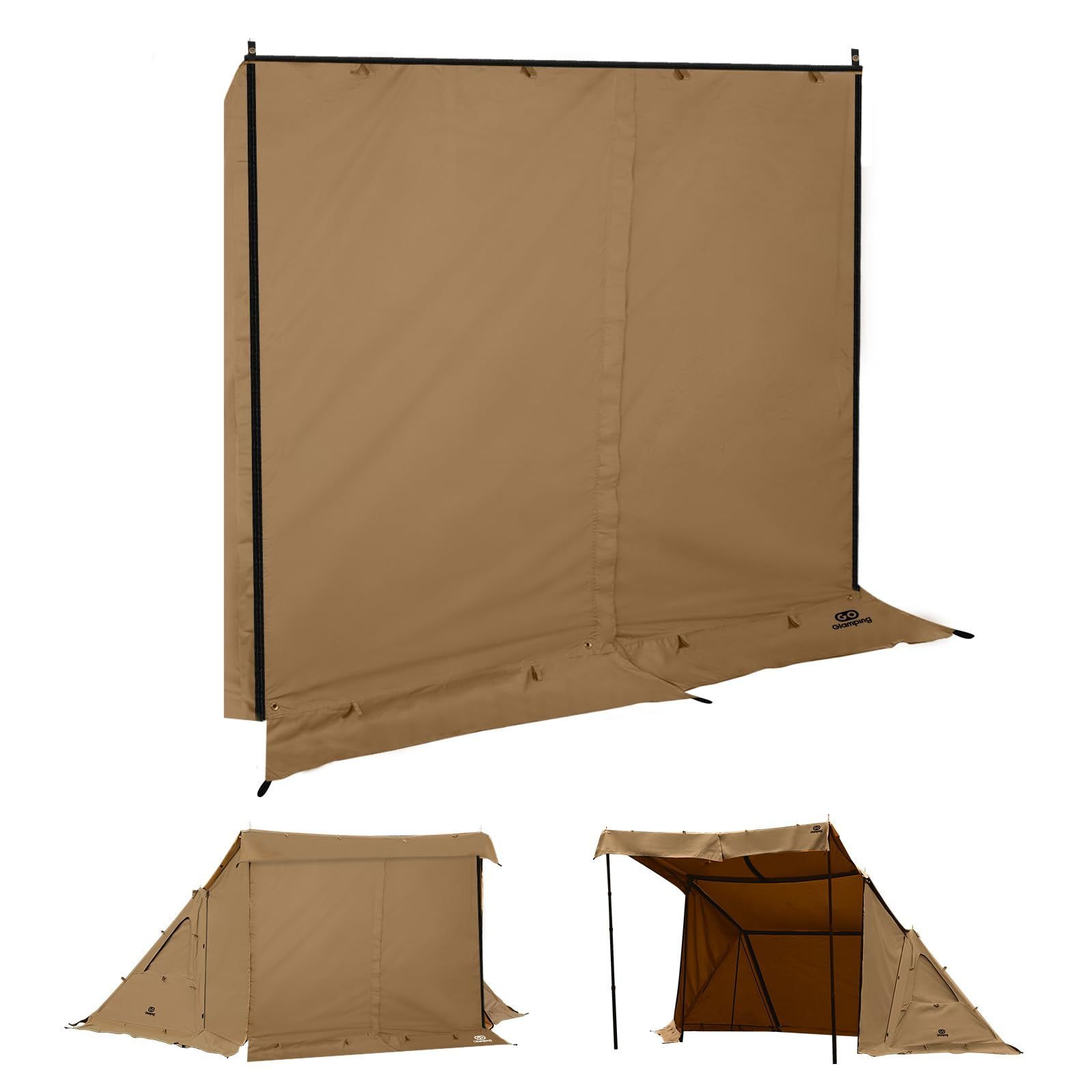 GOGlamping G・G PUP 2.0パップテントTC 1人用 【メッシュ Amazon.co.jp: GOGlamping G・G PUP 2.0パップテントTC 1人用