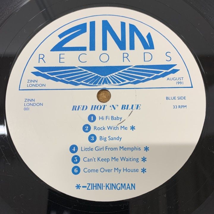 △01)【同梱不可】Red Hot n Blue/Hey There Man/ZINN 001/LP
