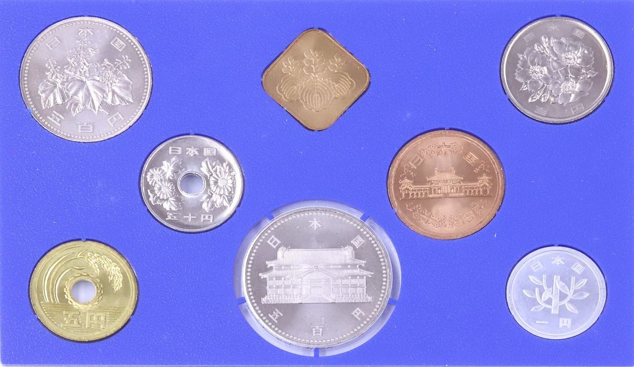 貨幣　四点セット Yahoo!オークション - 【記念硬貨・貨幣セット】 1988年 昭和63