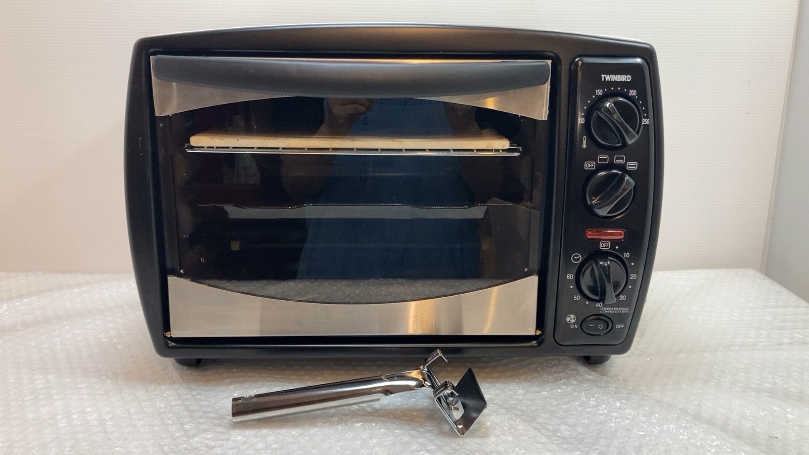 【2025年製】＜ツインバード＞ノンフライオーブン TS-4119★お値下げ中★ 公式】ノンフライオーブン コンベクション 2枚焼き TS-4119W