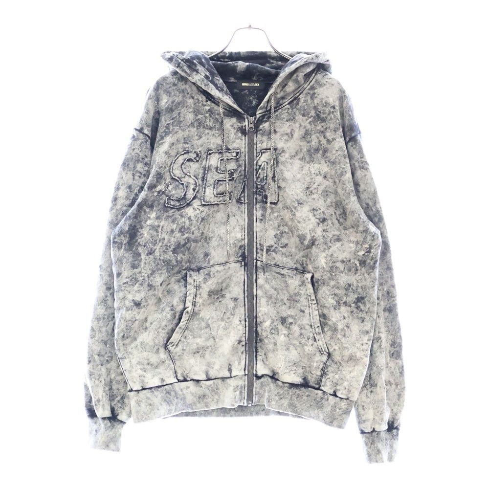 WIND AND SEA ウィンダンシー 24AW Sea Sulfer Hoodie シー サルファー ジップアップ スウェット パーカー グレー WDS-O-SIG-24-Q4-CS-01