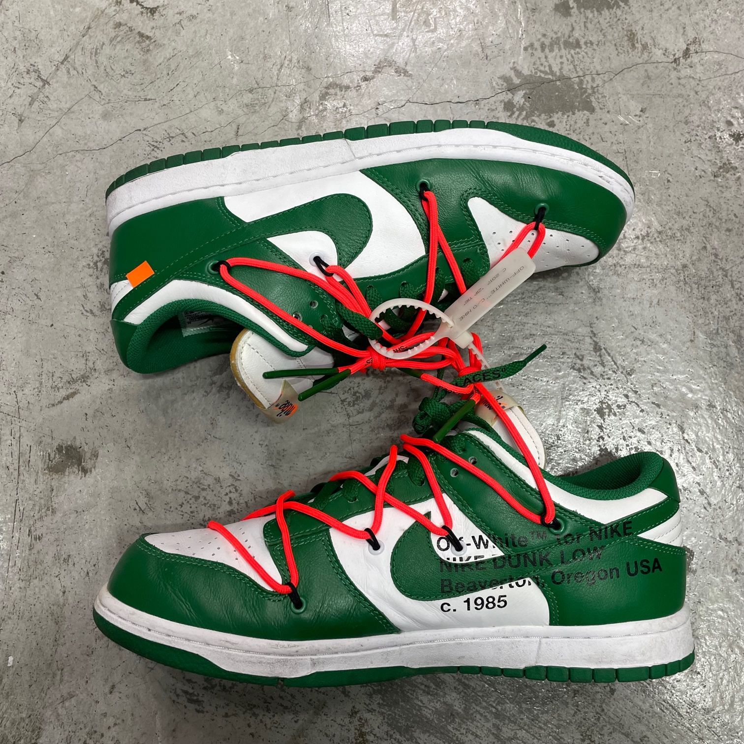 Nike dunk low off-white pine Green 29cm 納品書付き 国内正規 OFF 