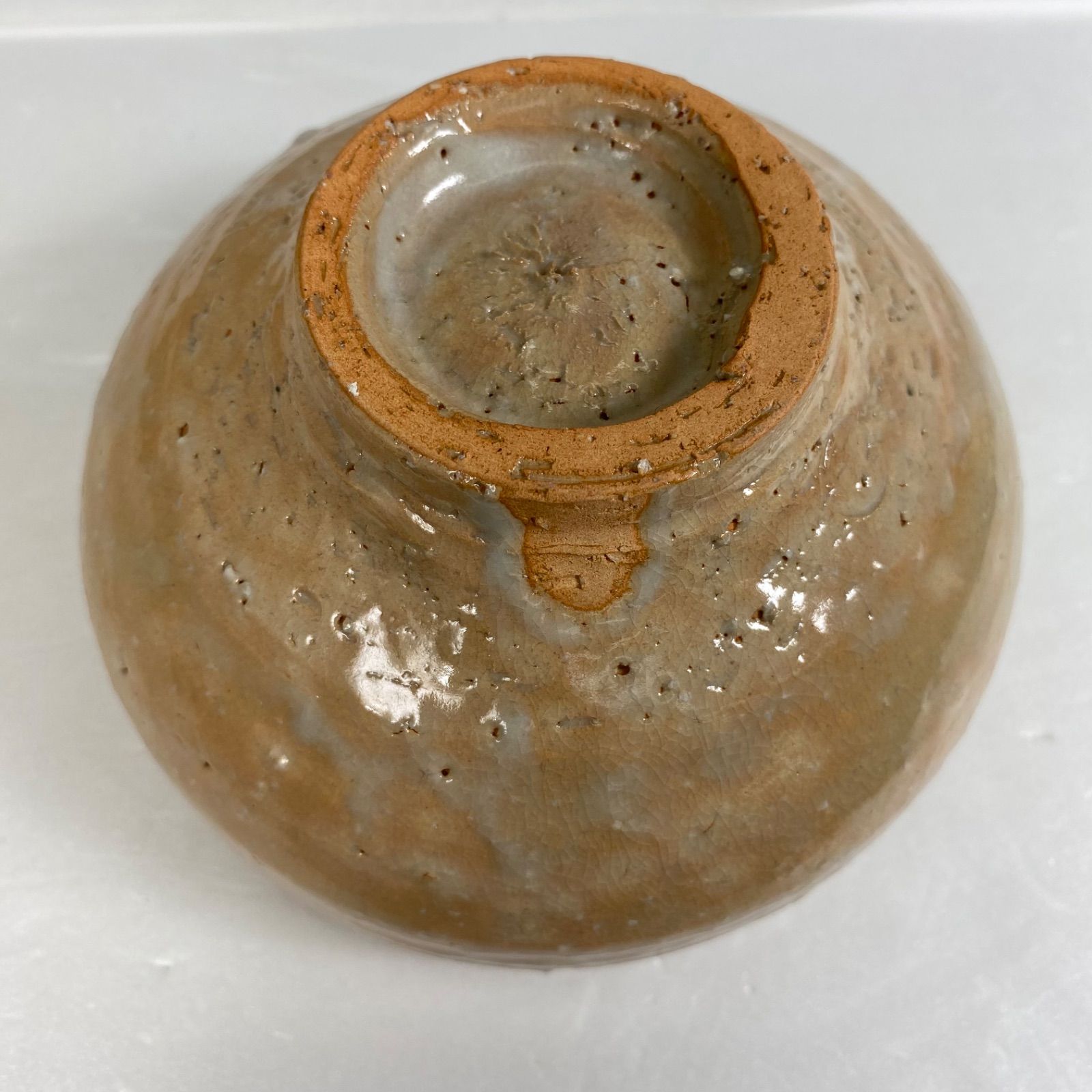 茶道具　萩焼　水尾峰雪作　蓋置　共箱　V　6013 茶道具 萩焼 水尾峰雪作 蓋置 共箱 V 6013 茶道具 萩焼