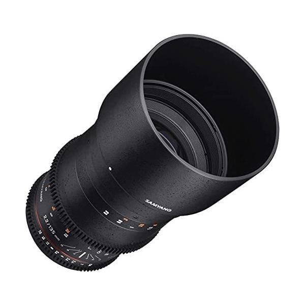 SAMYANG 動画用単焦点中望遠レンズ VDSLR 135mm T2.2 キヤノンM用 884031 SAMYANG 動画用単焦点中望遠レンズ VDSLR 135mm T2.2 ニコンF用 フル