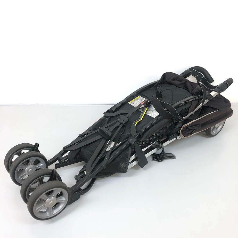 ss7675　コンビ B型ベビーカー キューレットミューラー ダークブラウン COMBI Culet Mieuller こげ茶 折りたたみ スティック 首すわり～48か月まで 18kgまで ベビー用品 ベビーカー 中古 ss7675 【中古】 コンビ B型ベビーカー キューレットミューラー ダーク