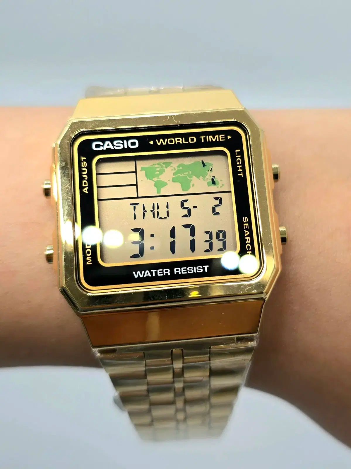 【雷市場（ポンジャン）商品韓国直送】CASIO(カシオ) 男性 ヴィンテージ メタル 時計 A500WGA ー 1D