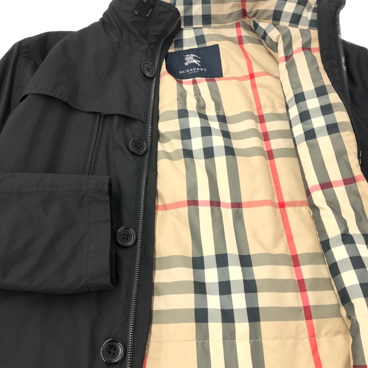 BURBERRY LONDON バーバリーロンドン ノバチェック柄ライナー付き 