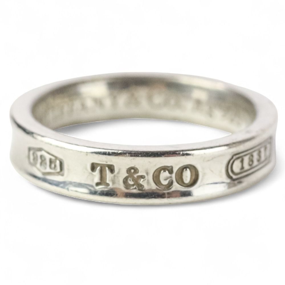 良品 Tiffany & Co. ティファニー 1837 ナローリング 指輪 SV925