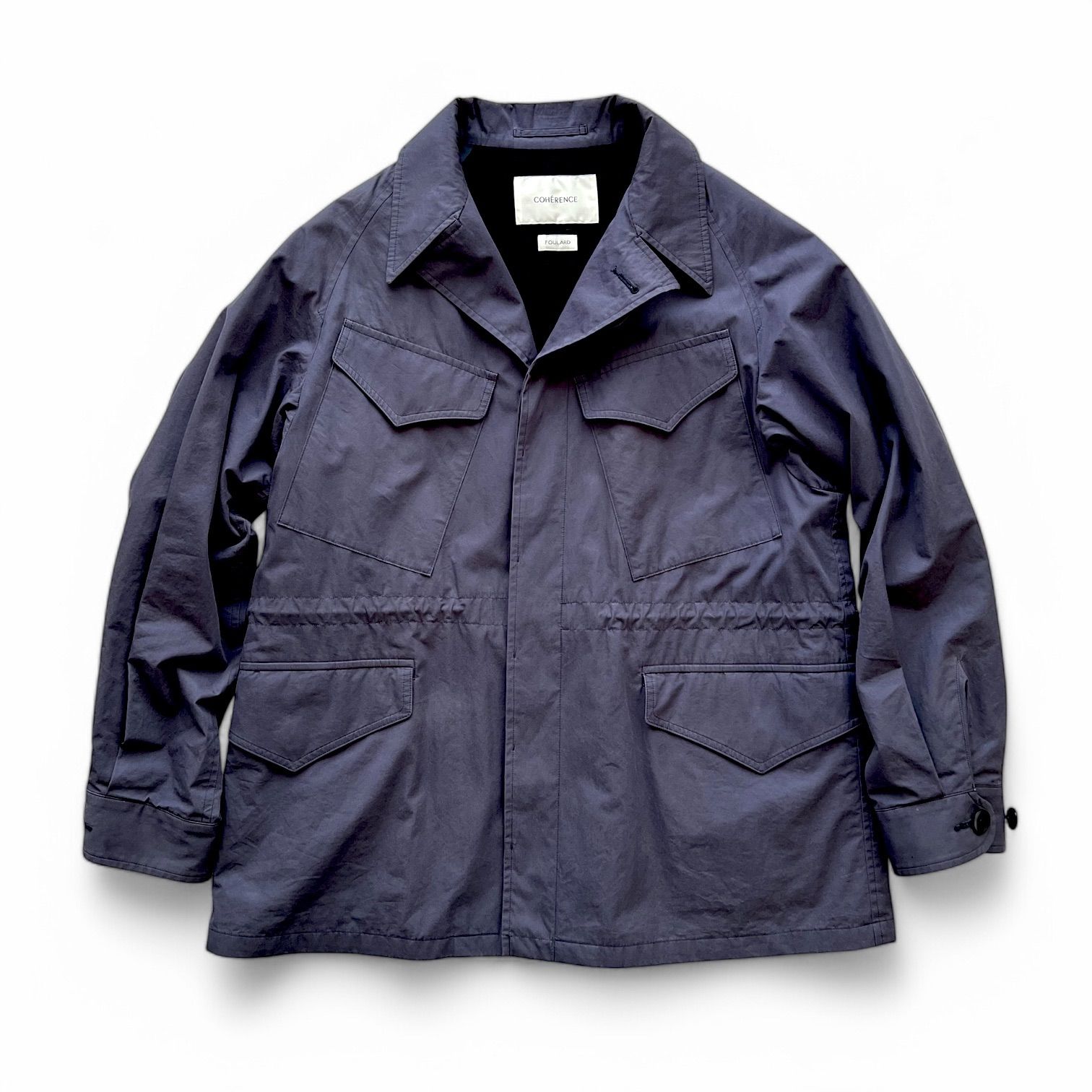 Coherence Robert コットンポプリンカシミアライナー サイズM Coherence Robert コットンポプリンカシミアライナー サイズM