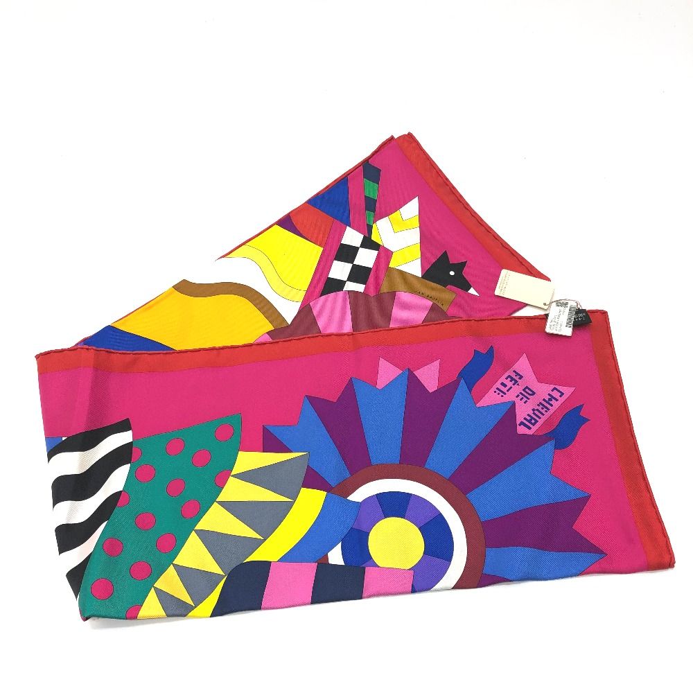 エルメス H003748S シュヴァル・ドゥ・フェット カレ90 スカーフ