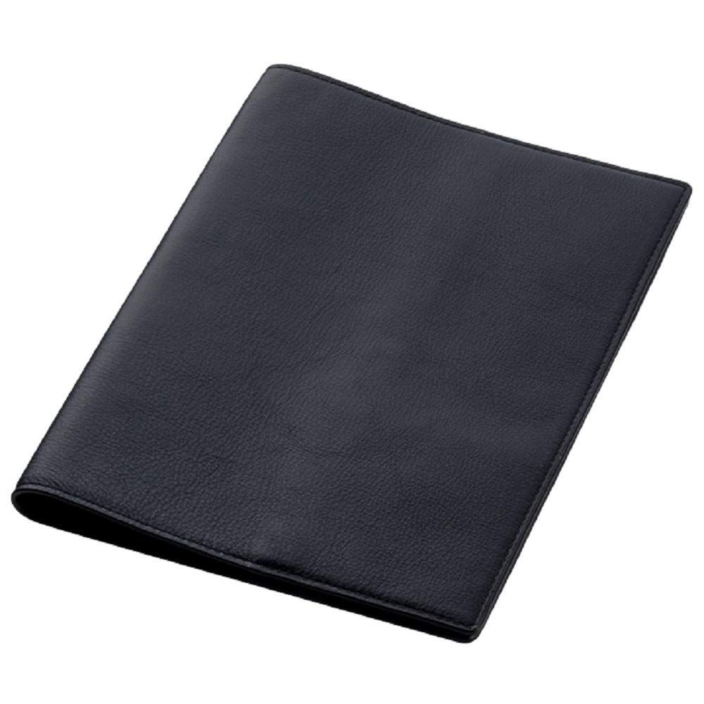 Color ネイビー×ブラック_Size A5サイズ SPAD YAKレザー A5 ノートカバー ネイビー×ブラック