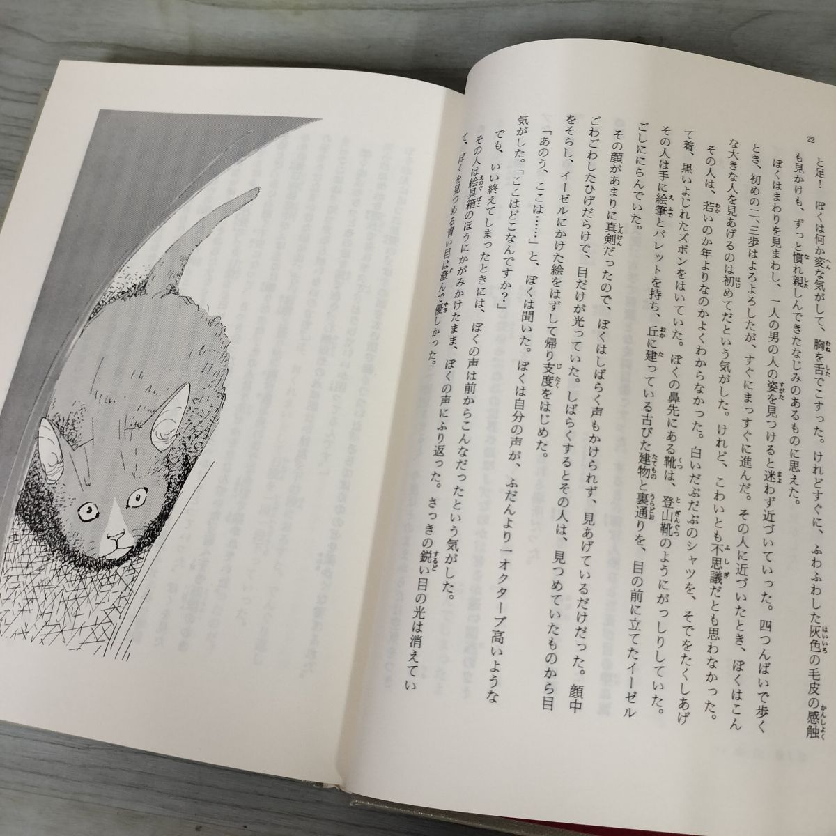 ねこになった少年 征矢清作 やまだ紫画 岩波書店 1988年 昭和63年 初版 函付 帯付 日付印有 160065 ねこになった少年 征矢清作 やまだ紫画 岩波書店 1988年 昭和63