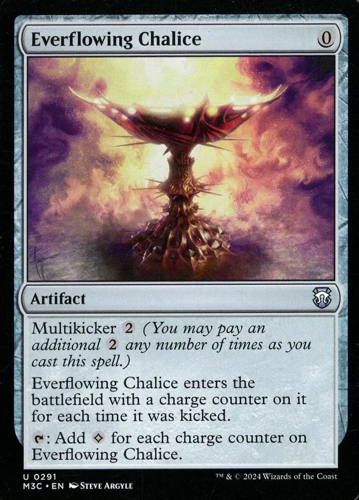 中古】マジックザギャザリング 0291[U]：【M3C】Everflowing Chalice