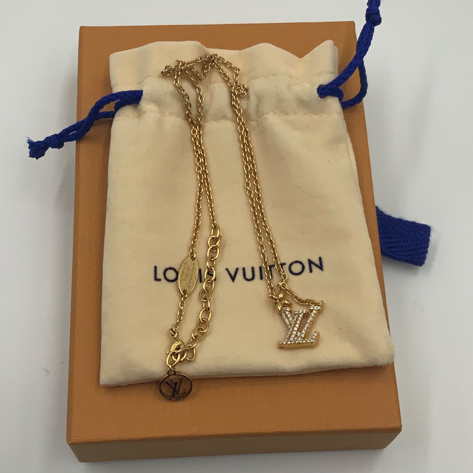 極美品✨ LOUIS VUITTON ネックレスアイコックM00596 箱 袋