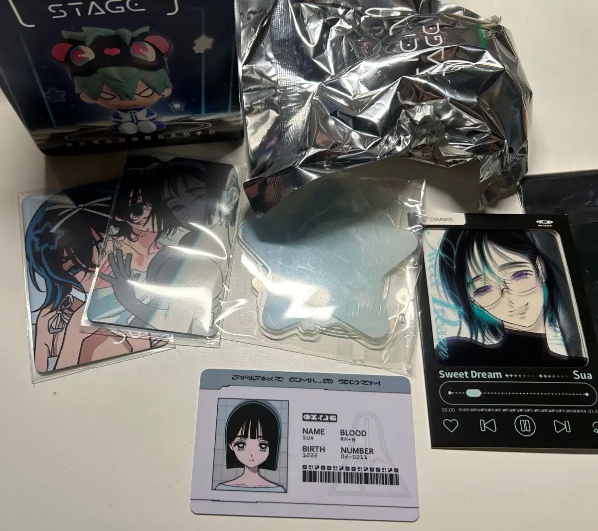 未開封 ALIEN STAGE ムン・スア(MOON SUA) フィギュア 特典カード IDカード まとめ売り