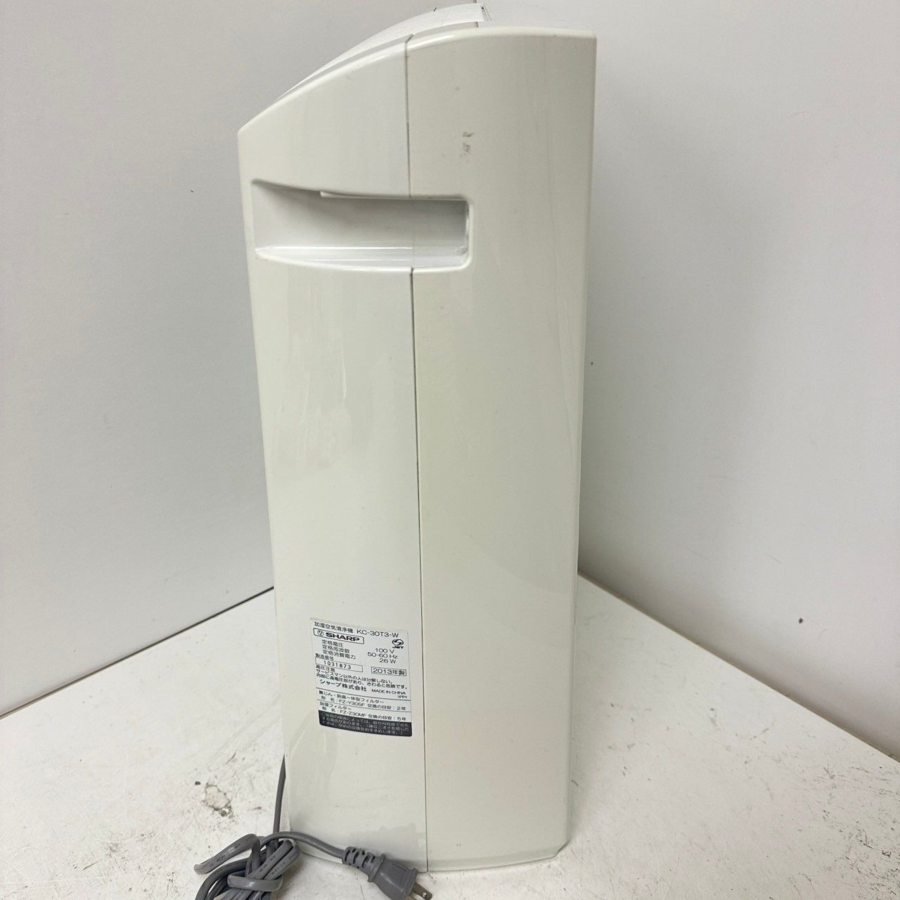 SHARP 加湿空気清浄機 KC-30T3-W 13年製 6126 - メルカリ