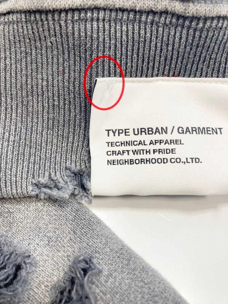 ネイバーフッド NEIGHBORHOOD Savage Sweatparka ダメージ加工